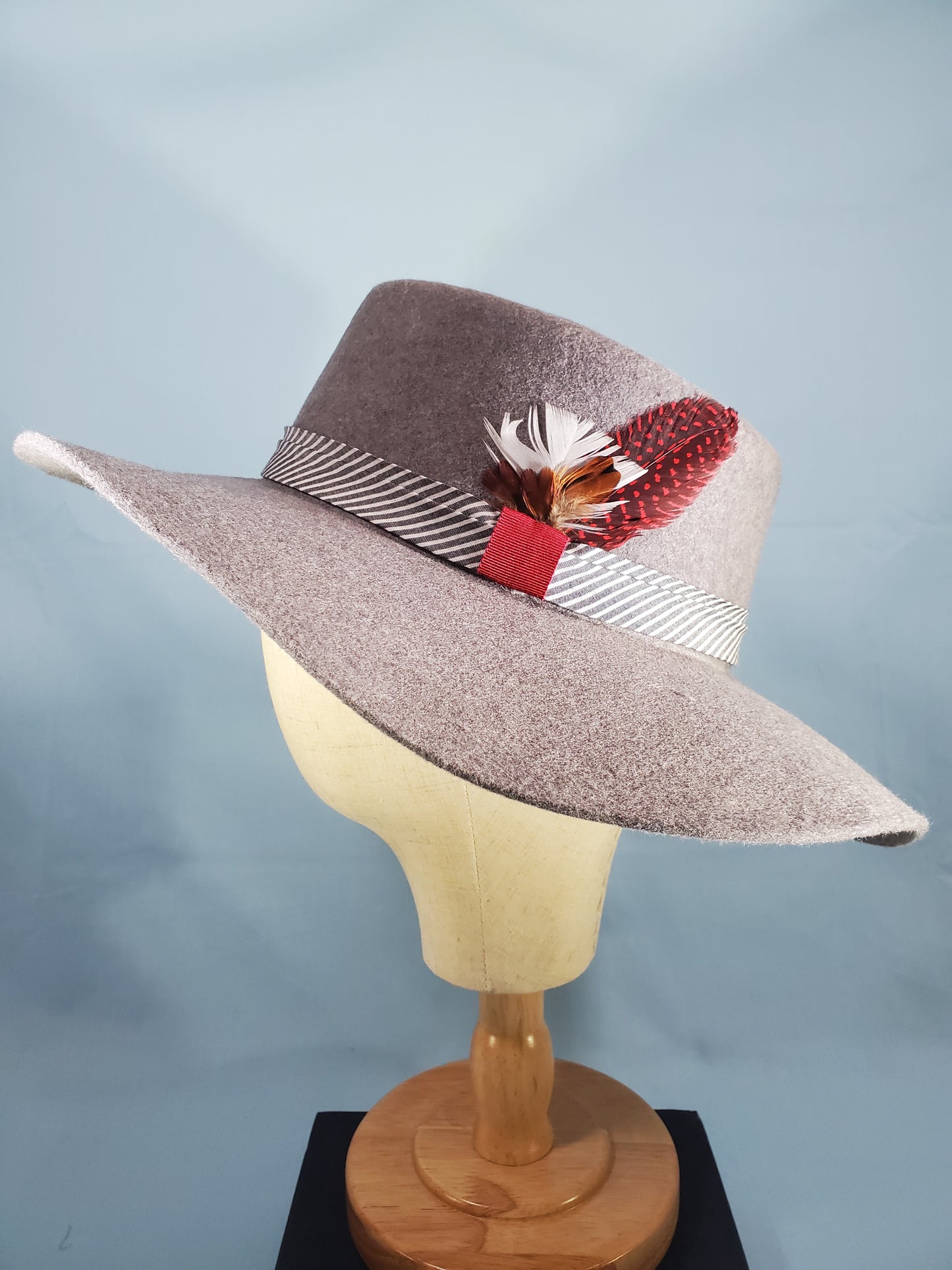 Pork Pie Soft Brim Felt Hat