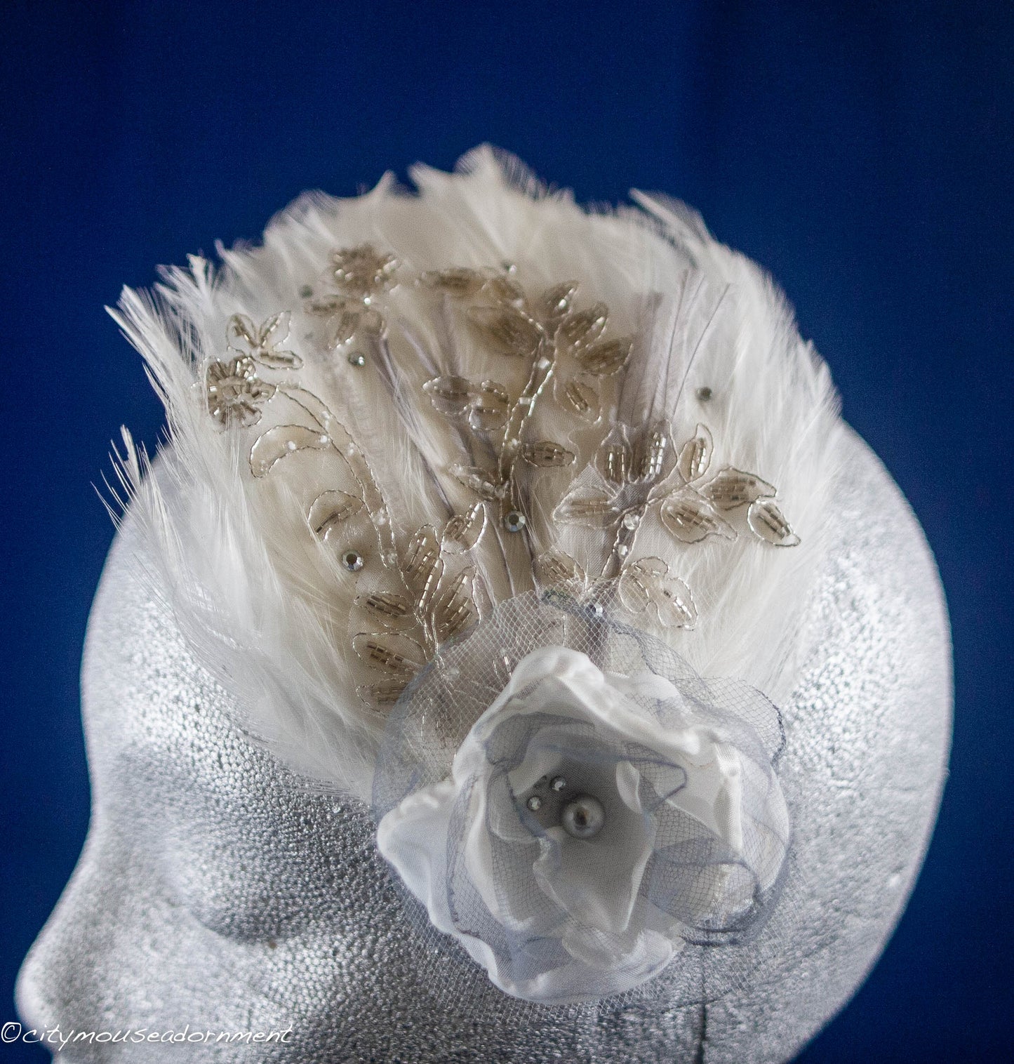 Fancy Feather Hair Clip