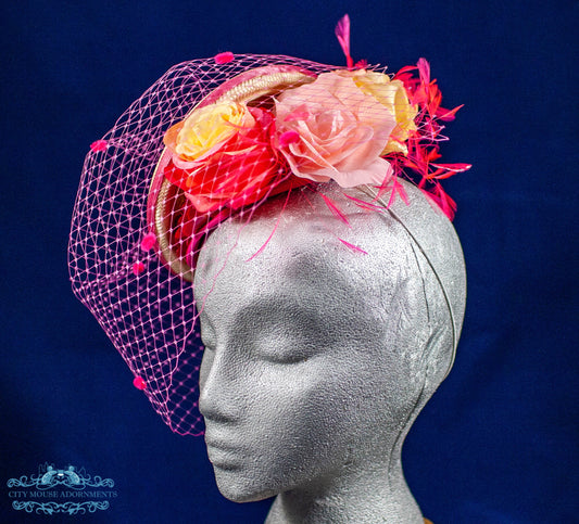 Buntal Round Percher Hat