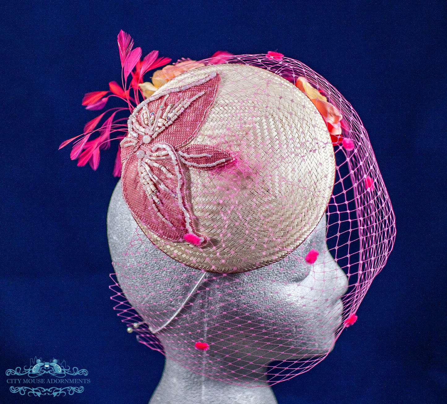 Buntal Round Percher Hat