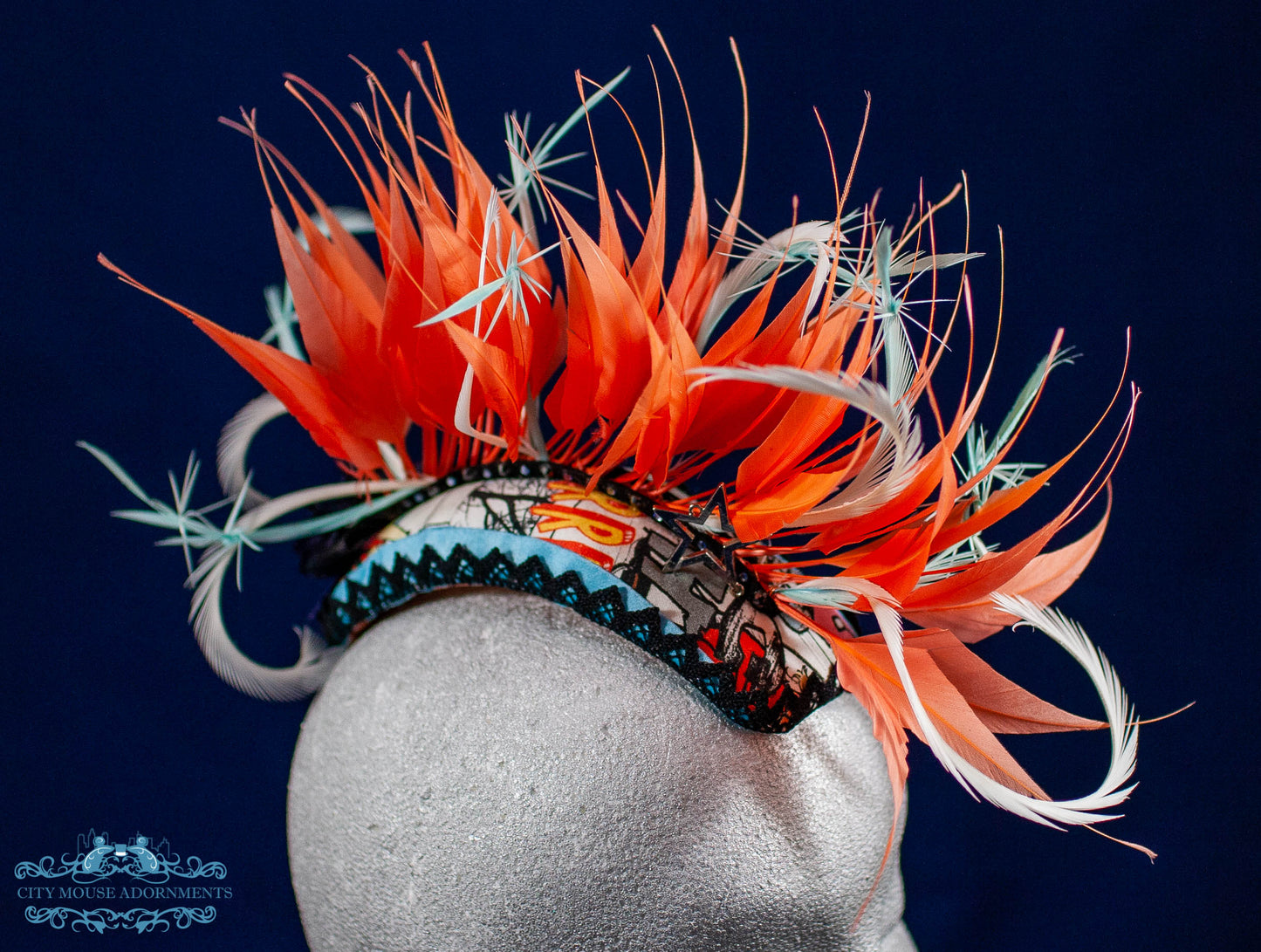 Faux Hawk Fascinator
