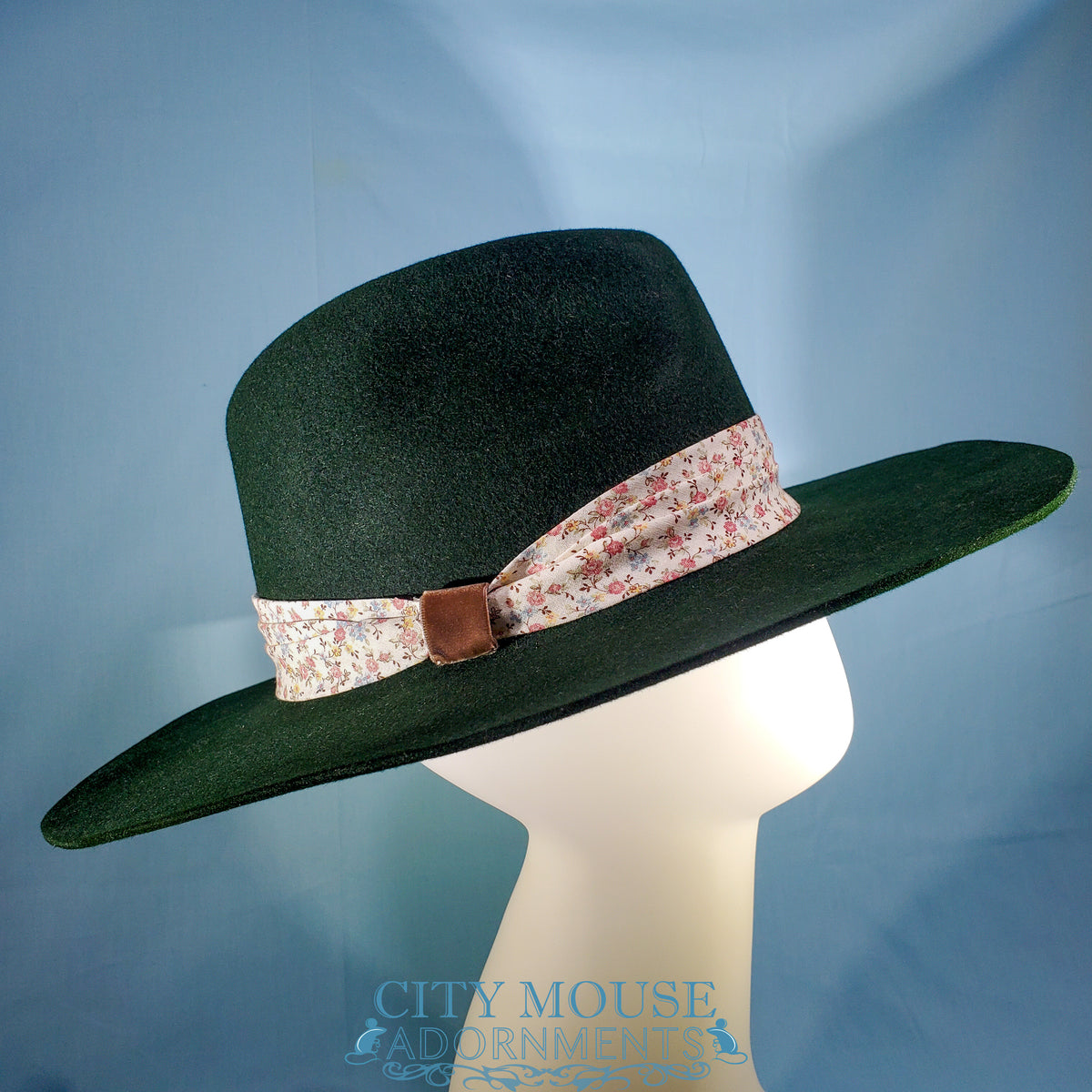 Dani - Pinched Crown felt hat – City Mouse Adornments